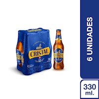 Cerveza CRISTAL Pack 6 Lata 355ml